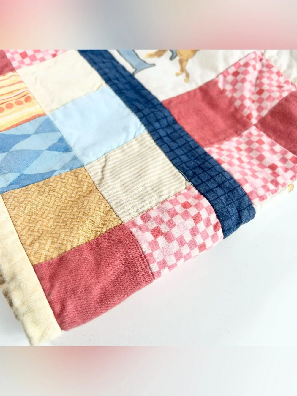 Handmade ABC Quilt Blanket for Baby